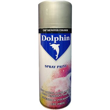 Dolphin Spray Paint Silver...