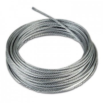 Galvanised Steel Wire Rope - 100 Meter | Canvas General Trading L.L.C