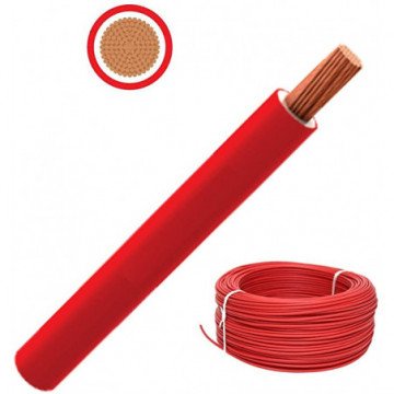 RR 4mm Single Core Wire - Red