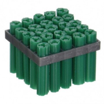 Green Expanded  Plug 7 x 2"...