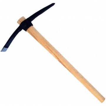 Pickaxe With Flat Wooden...