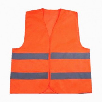 Safety Jacket Orange Fabric HD