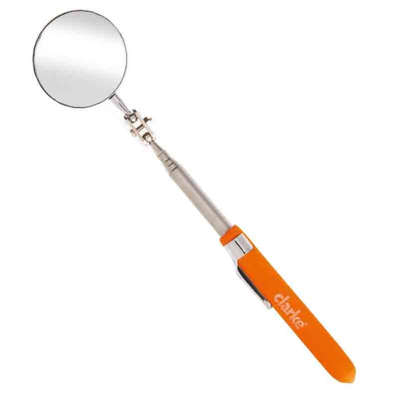 Clarke Inspection Mirror Round Telescopic