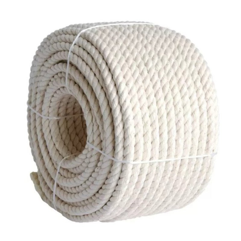 Soft - 6 mm cotton rope Natural