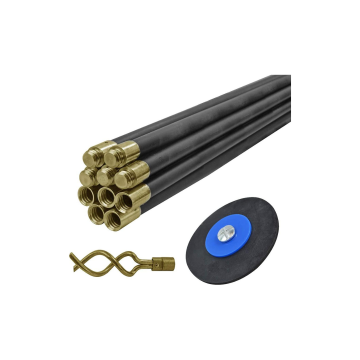 Drain Rod Set 9M (30ft) 10...