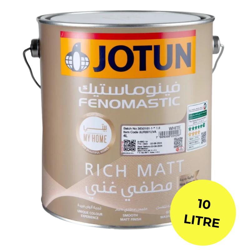 Jotun Fenomastic My Home Rich Matt (White) - 10 Liter Jotun Fenomastic My Home Rich Matt (White) - 10 Liter