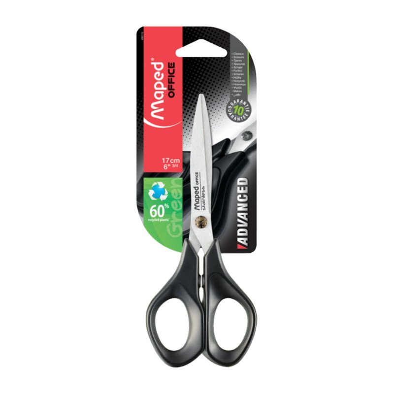 Maped 496110 17cm Office Advanced Symmetrical Scissors Maped 496110 17cm Office Advanced Symmetrical Scissors