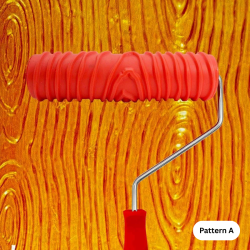 DIY Wall Texture Tool for 3D Brick, Crocodile & Decorative Patterns – Rubber Roller for Wall Decoration, Furniture & Crafts