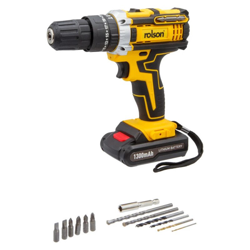 Rolson 18V Cordless Hammer Drill