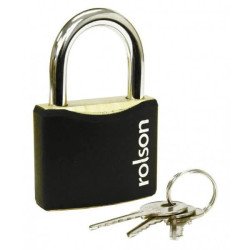 Rolson 50mm Black Padlock