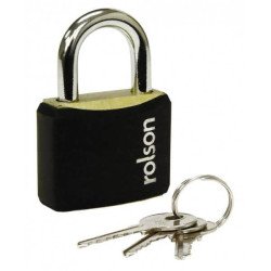 Rolson 30mm Black Padlock