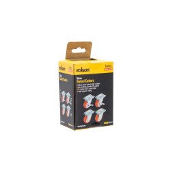 Rolson 4pc 50mm Swivel Castor Wheels