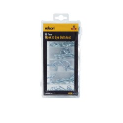 Rolson 80pc Hook & Eye Bolt Asst.