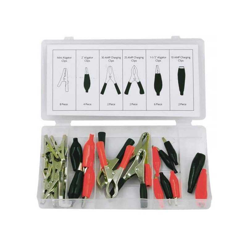 Rolson 24pc Electrical Clip Asst