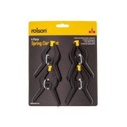 Rolson 4pc 90mm Spring Clamp Set