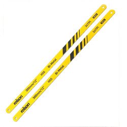Rolson 2pc 300mm Bi-Metal Hacksaw Blades 24TPI