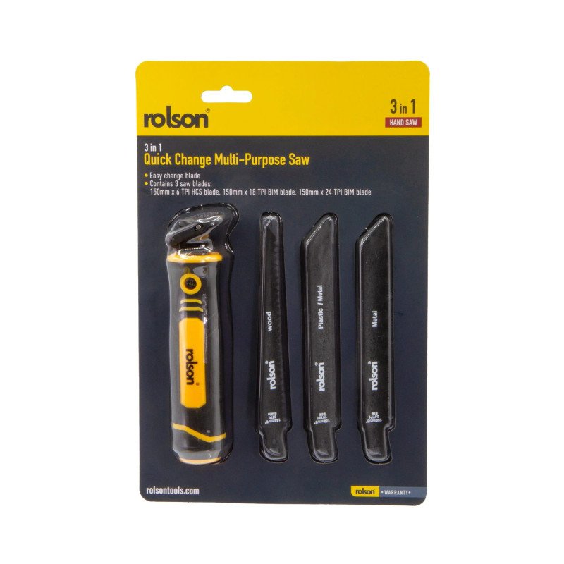 Rolson 3-in-1 Quick Change Multi-Purpose Saw