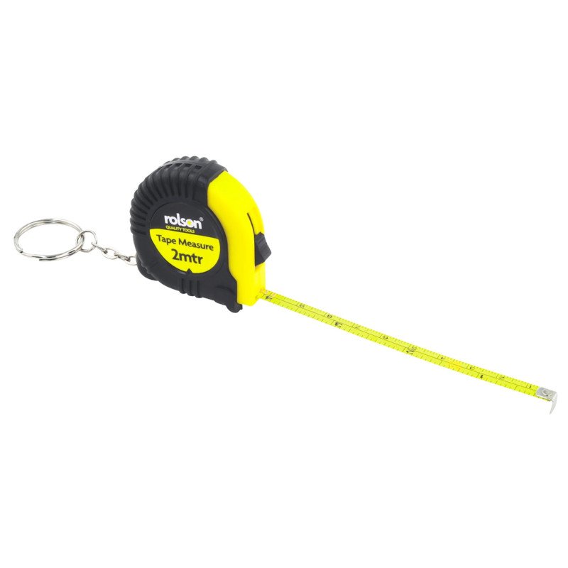 Rolson 2m Rubberised Tape Measure