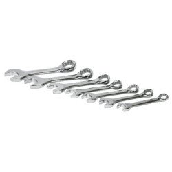 Rolson 7pc Stubby Combination Spanner Set