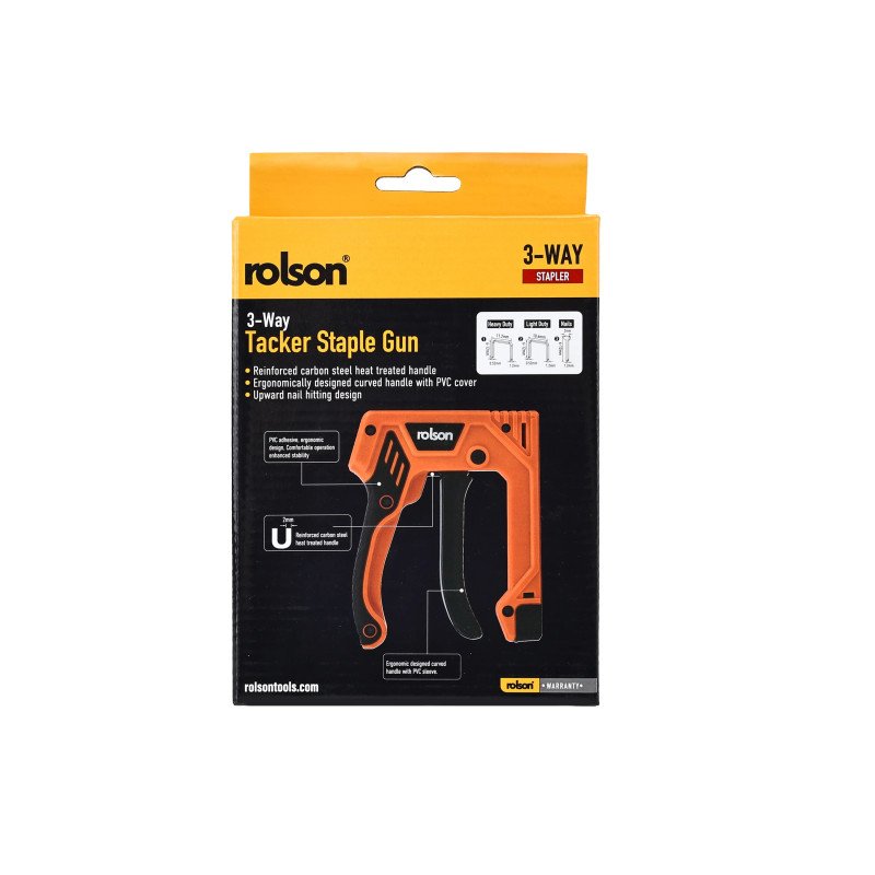 Rolson 3 Way Tacker/Staple/Nail Gun