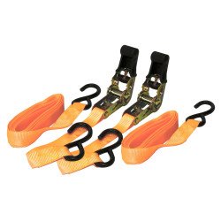 Rolson 2pc 25mm Ratchet Tie Down