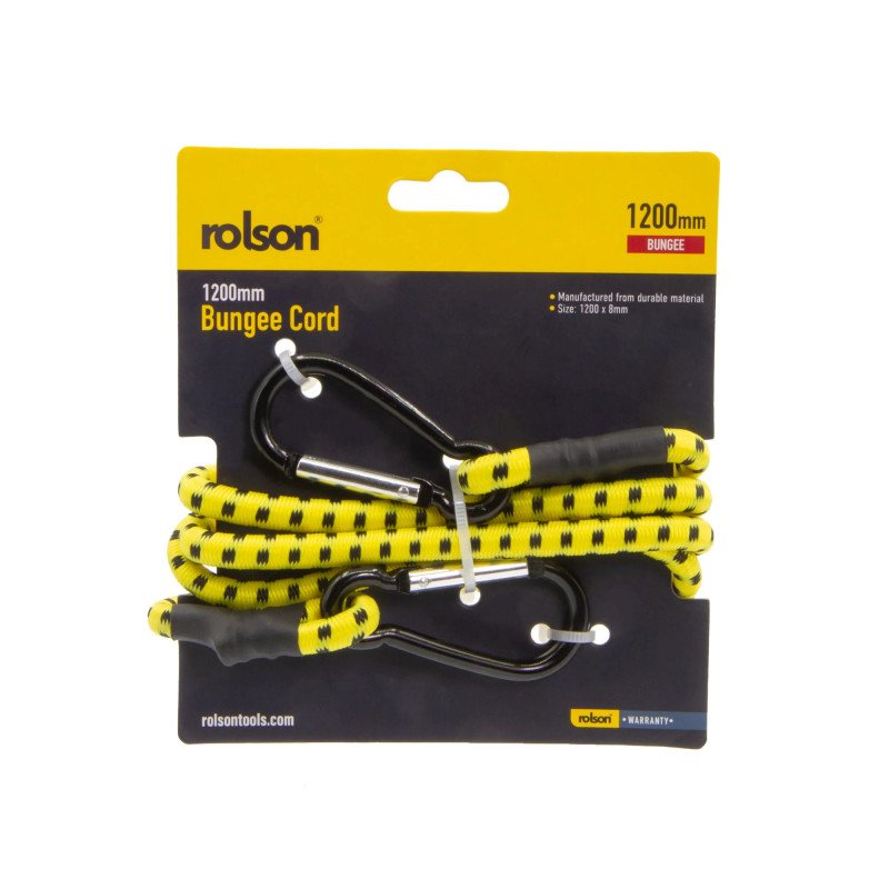 Rolson 1200mm Bungee Cord with Snap Hook