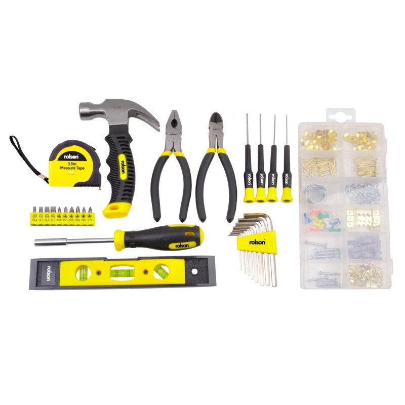 Rolson 30pc Home Tool Kit