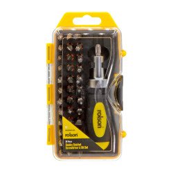 Rolson 38pc Stubby Screwdriver Set
