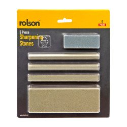 Rolson 5pc Sharpening Stone Set