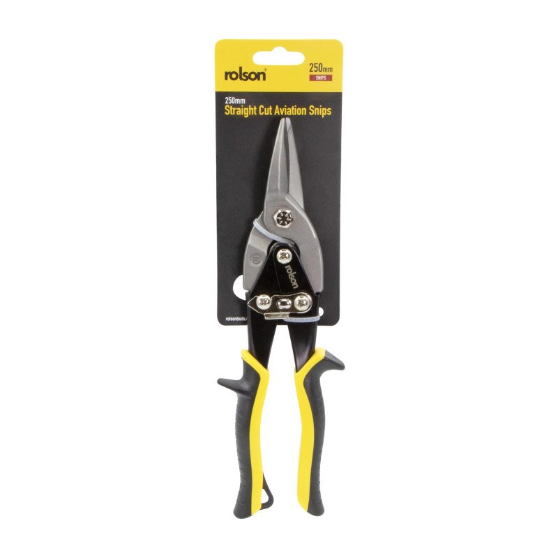 Rolson 250mm Straight Cut Aviation Snips